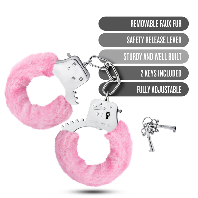 Esposas de Metal Fetish para Principiantes Temptasia By Blush Cuffs - Pink