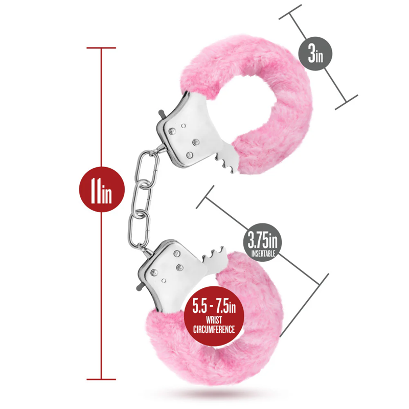 Esposas de Metal Fetish para Principiantes Temptasia By Blush Cuffs - Pink