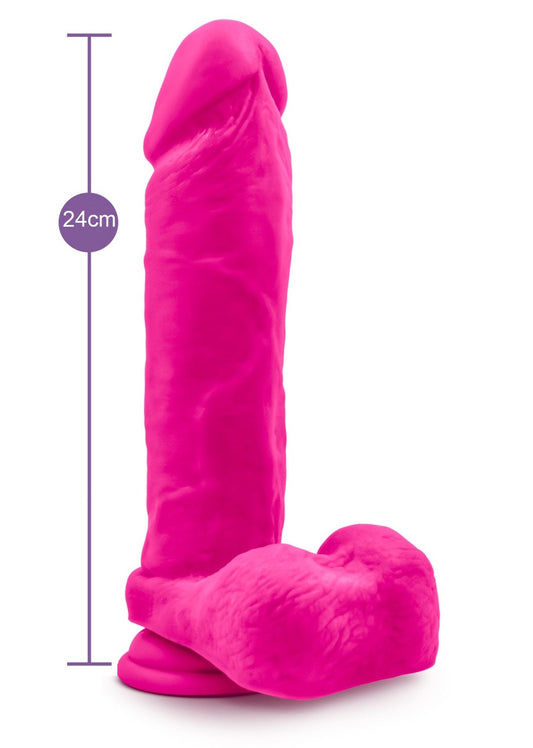 Dildo Grande 22cm Suave Rigido Erecto Grueso Au Naturel pink Bold - Massive - 9 Inch Dildo