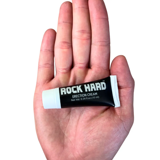 Lubricante Intimo Rock Hard Erection 10ml Crema Masculina Sin Sabor