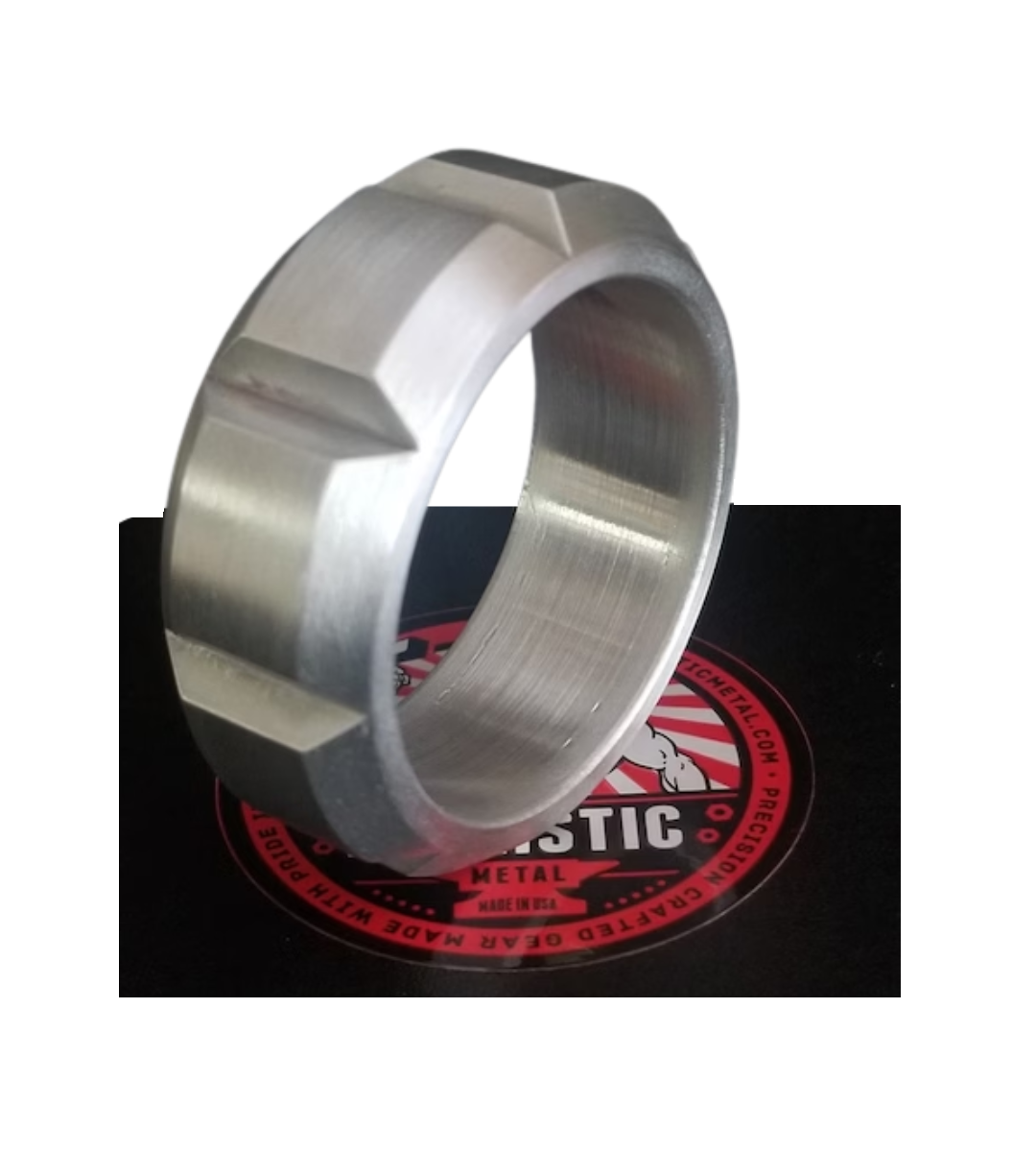 Lujoso Anillo de Pene Retención Link Cockring Ballistic