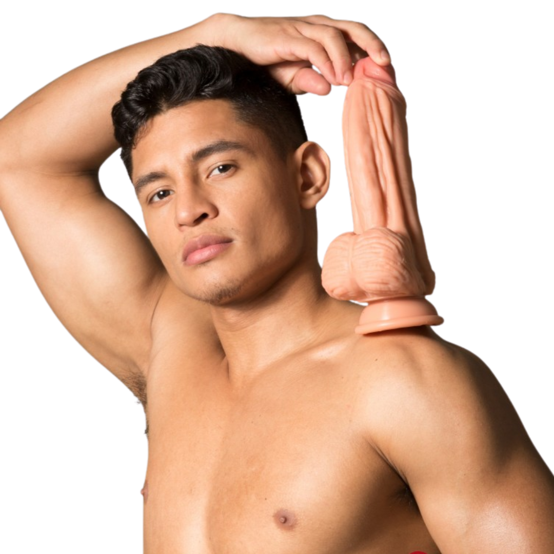 Dildo Realista Suave Extra Grueso Gordo 24cm Silicon Monster XL Big Thick Realistic G-spot Anal Dildo Suction Cup Sex Toy