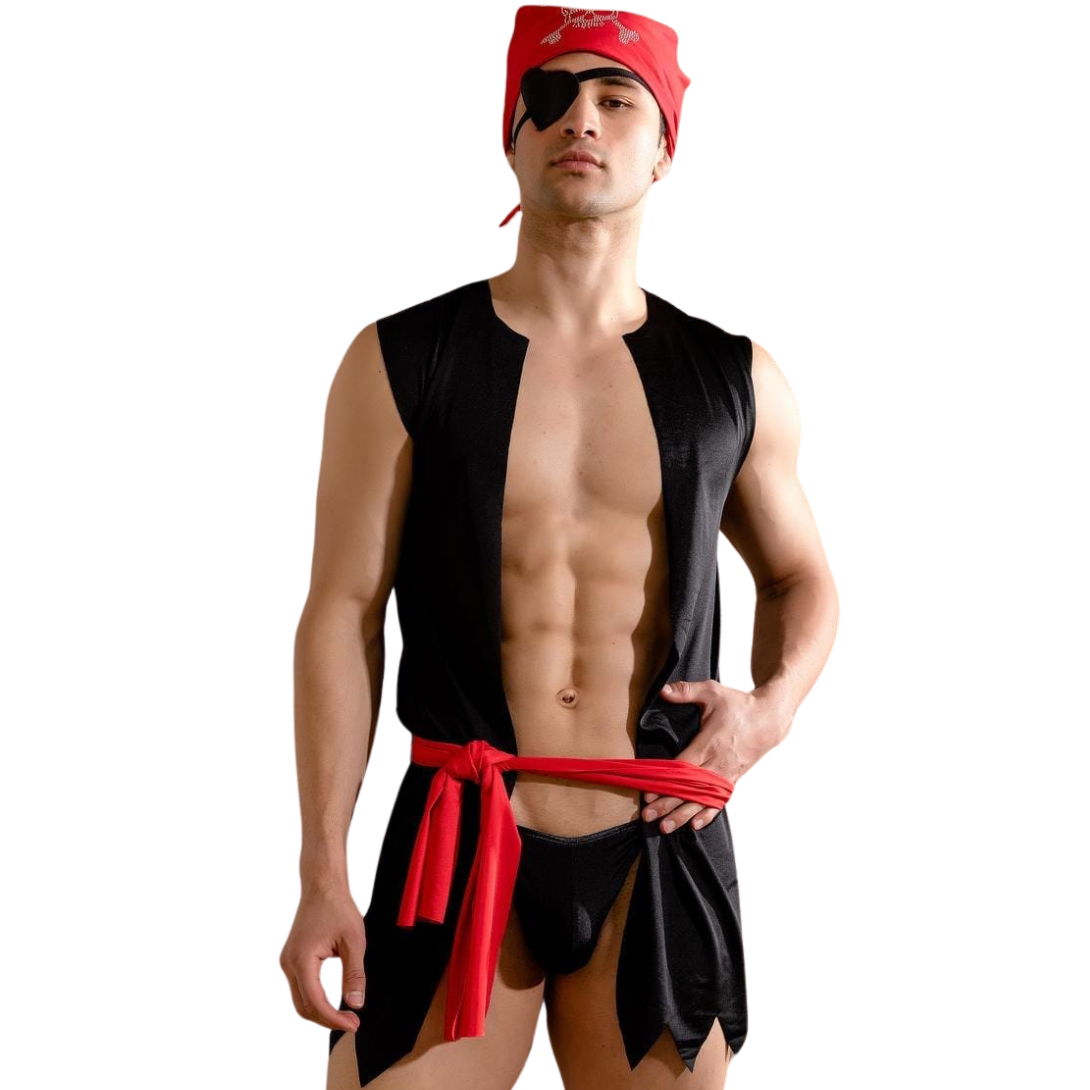 Tanga Suspensorio Pirata Hombre Disfraz Muy Sexy, Streaper