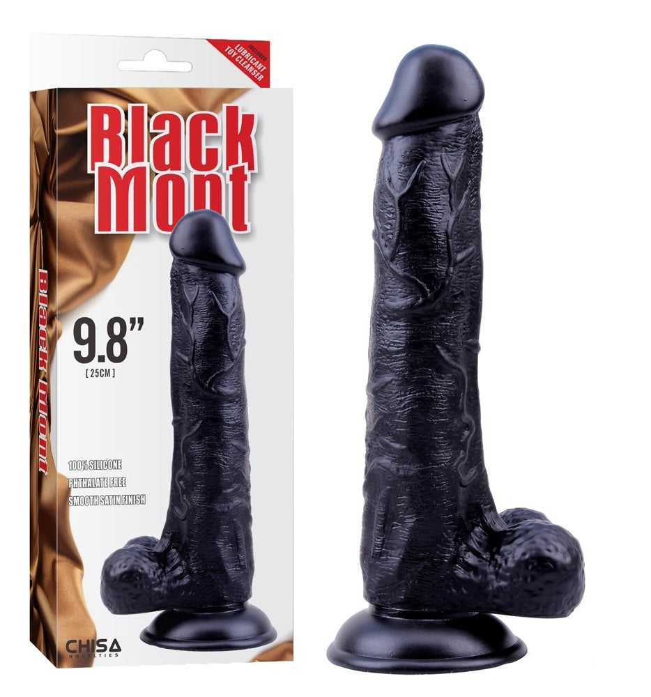 Grande Flexible Consolador Big Black Cock - Realistic Dildo 22,5 Cm - 9 Inch