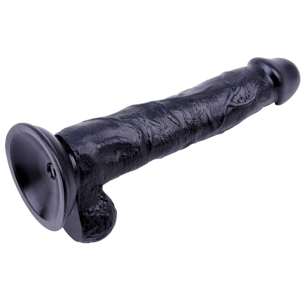 Grande Flexible Consolador Big Black Cock - Realistic Dildo 22,5 Cm - 9 Inch
