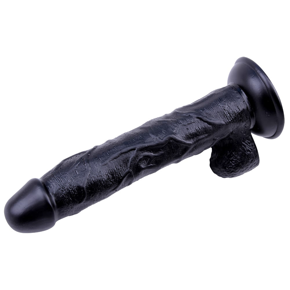 Grande Flexible Consolador Big Black Cock - Realistic Dildo 22,5 Cm - 9 Inch