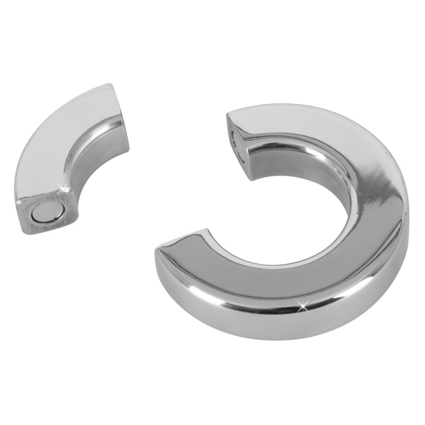 Anillo Pene Acero Magnetico Erección Extrema Duradera Magnetic Ball Stretcher