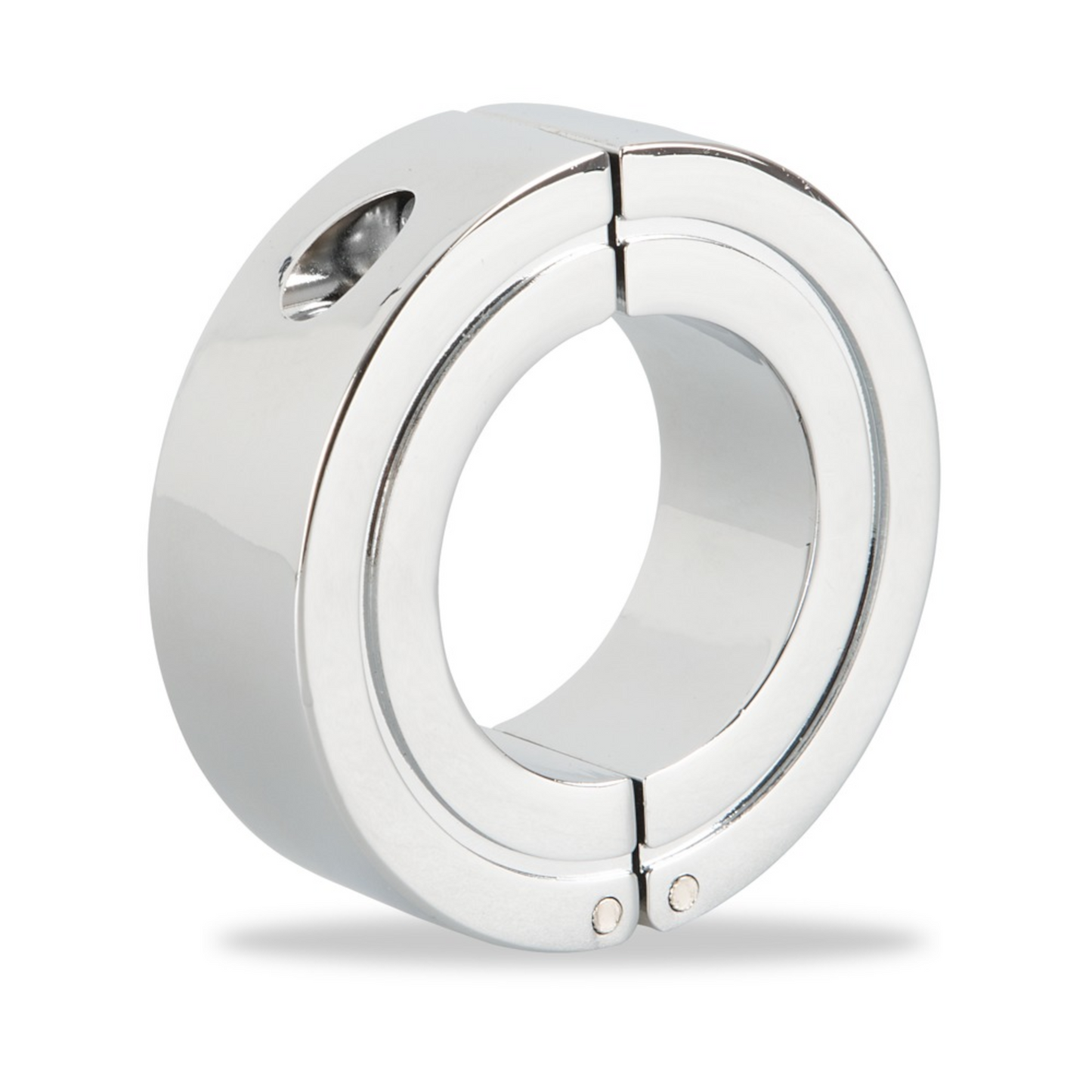 Anillo Pene Grande Grueso Metallic Cock Prolonga Erección Lockable Cock and Ball Ring