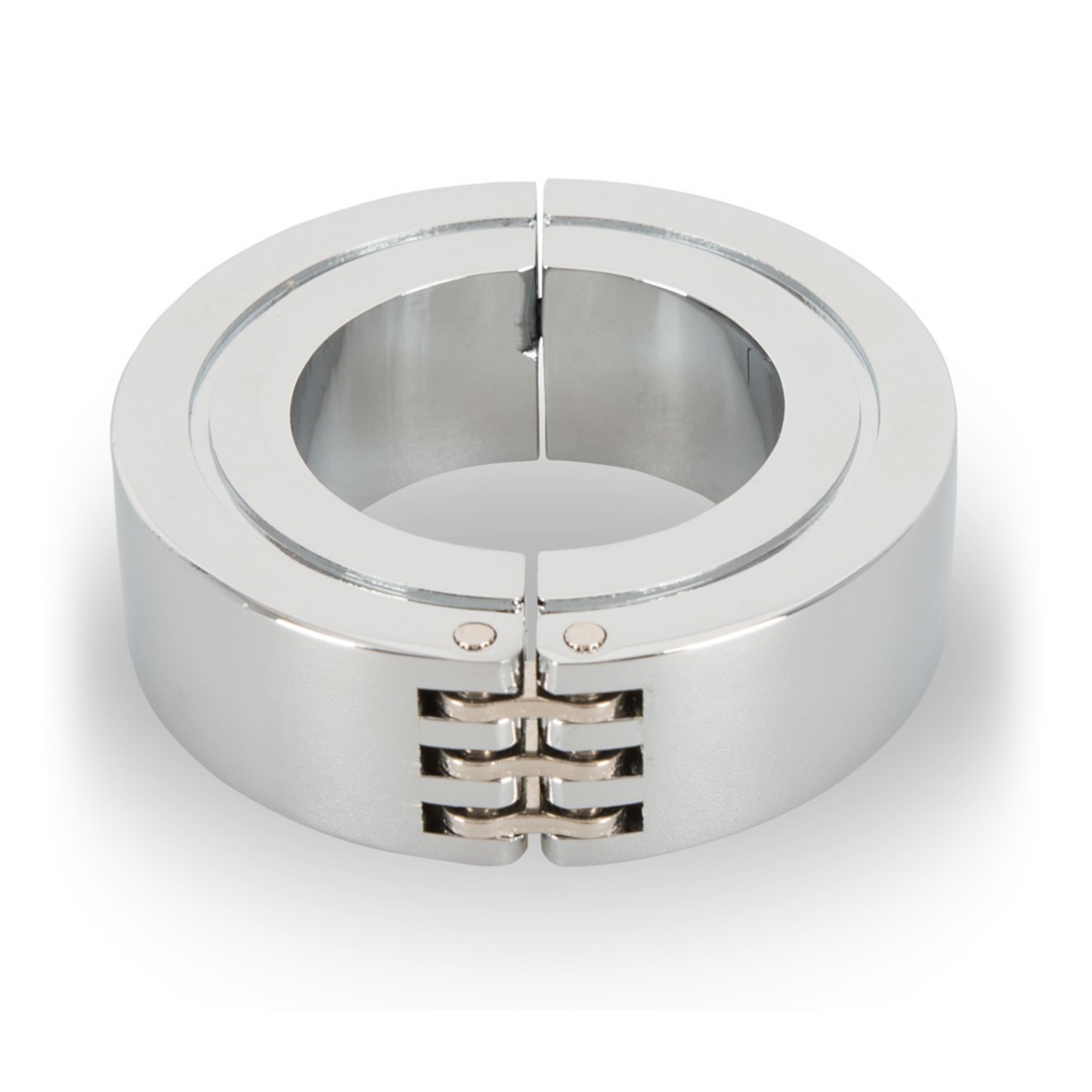Anillo Pene Grande Grueso Metallic Cock Prolonga Erección Lockable Cock and Ball Ring