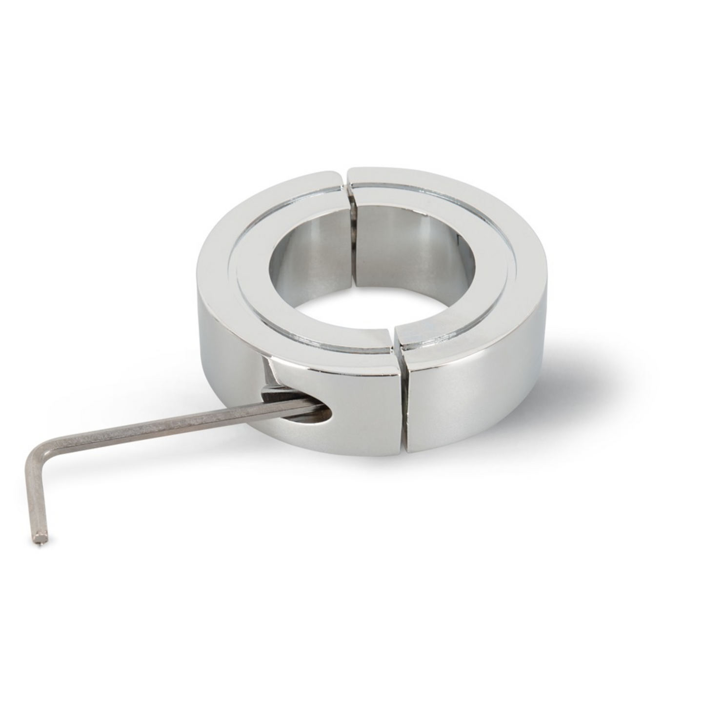 Anillo Pene Grande Grueso Metallic Cock Prolonga Erección Lockable Cock and Ball Ring