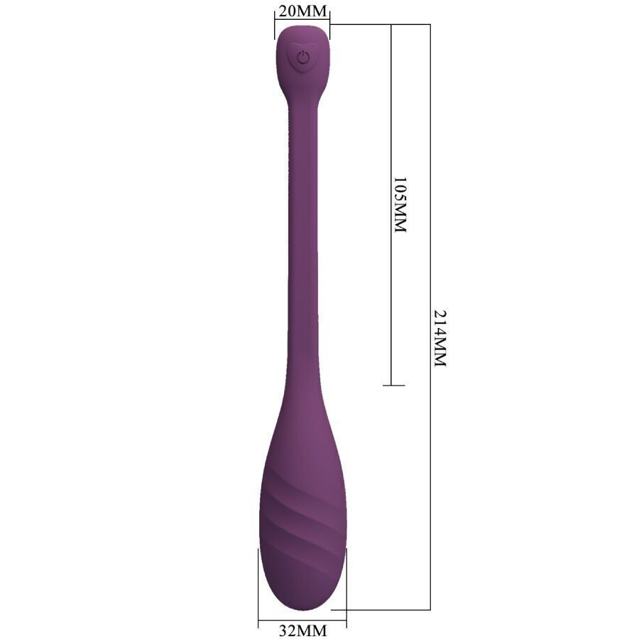 Vibrador Recargable Control Por Aplicacion App Pretty Love Leviathan Estimulador & Vibrador App Larga Distancia