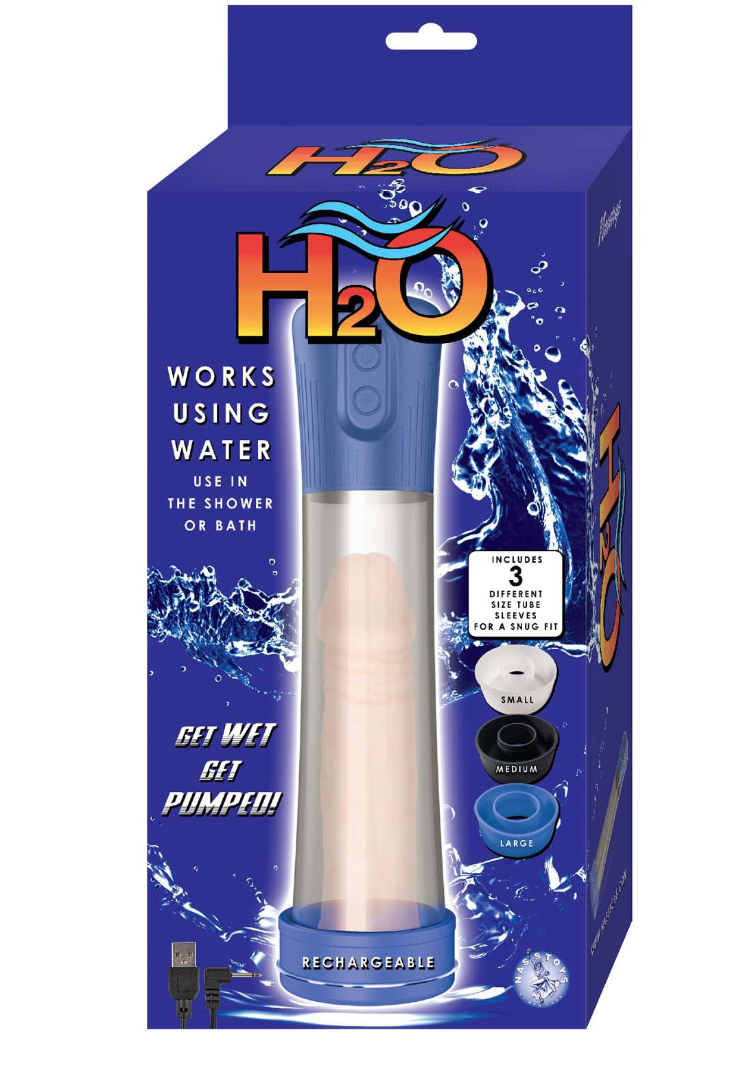 Bomba De Vacio Inteligente Aumenta Pene 20cm Auto Recargable H2O Rechargeable Water Powered Pump
