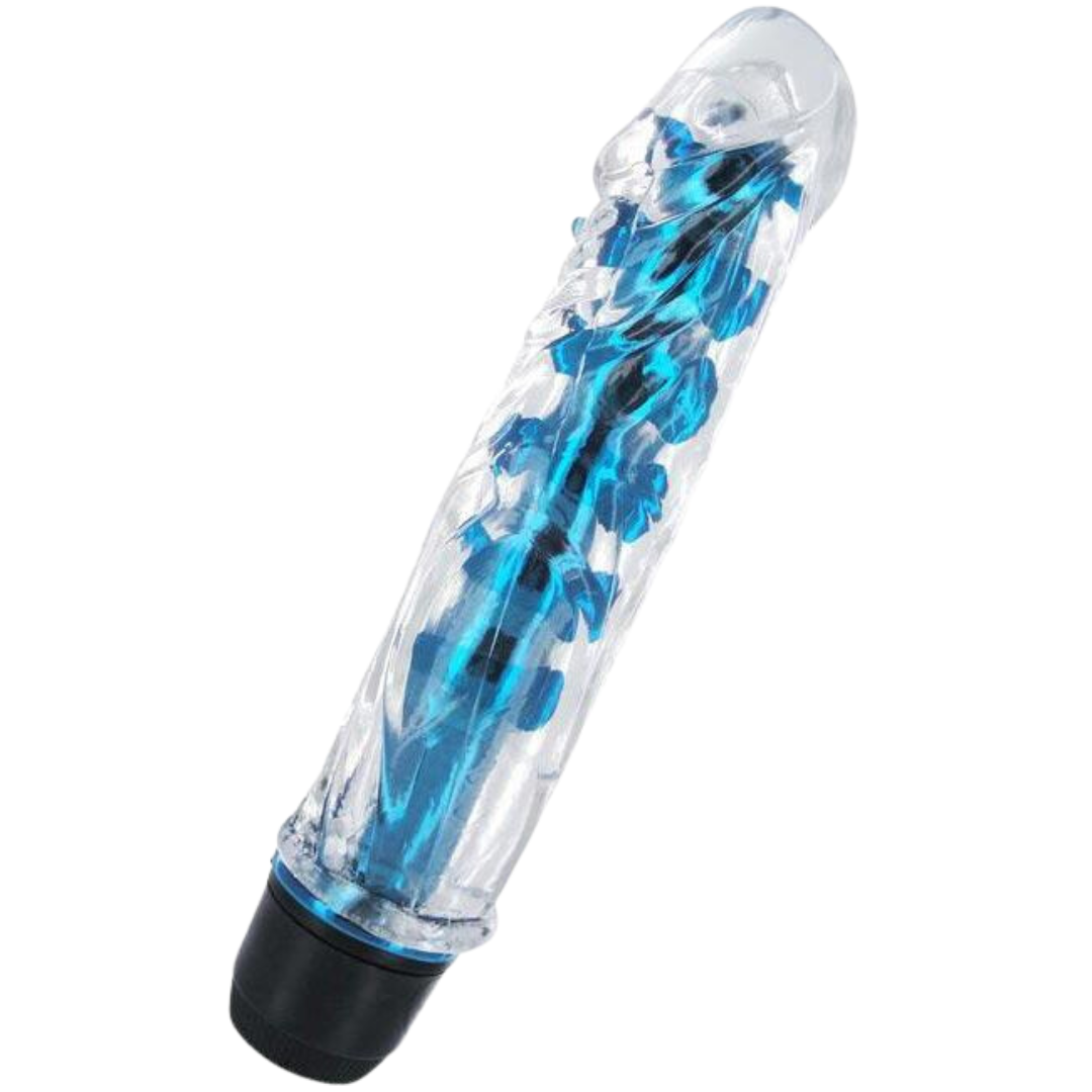 Consolador Potente Dildo Vibrador Multi-speed Jelly Flexible Injoy