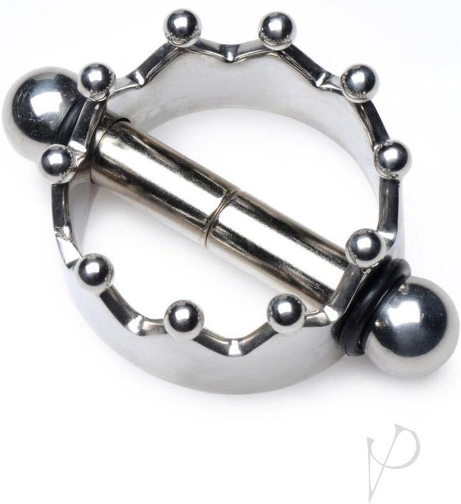 Abrazaderas De Pezones Boundage Crowned Magentic Nipple Clamps