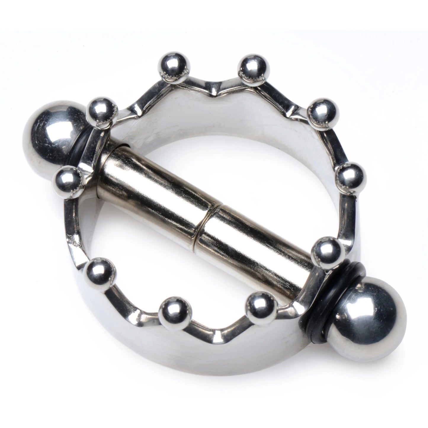 Abrazaderas De Pezones Boundage Crowned Magentic Nipple Clamps