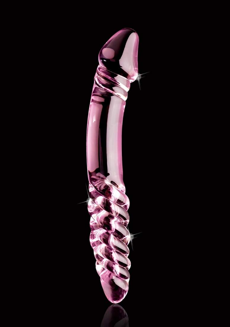 Dildo Consolador Cristal Estimulador Vaginal Icicles No. 57 Pink