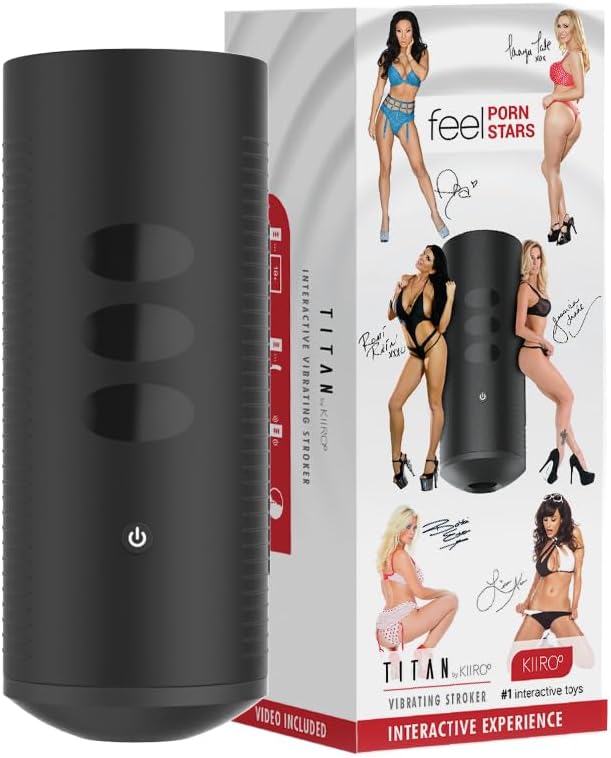 Kiiroo Titan Masturbador Interactivo Con Vibracion Interactive Vibrating Feel Pornstar Experience