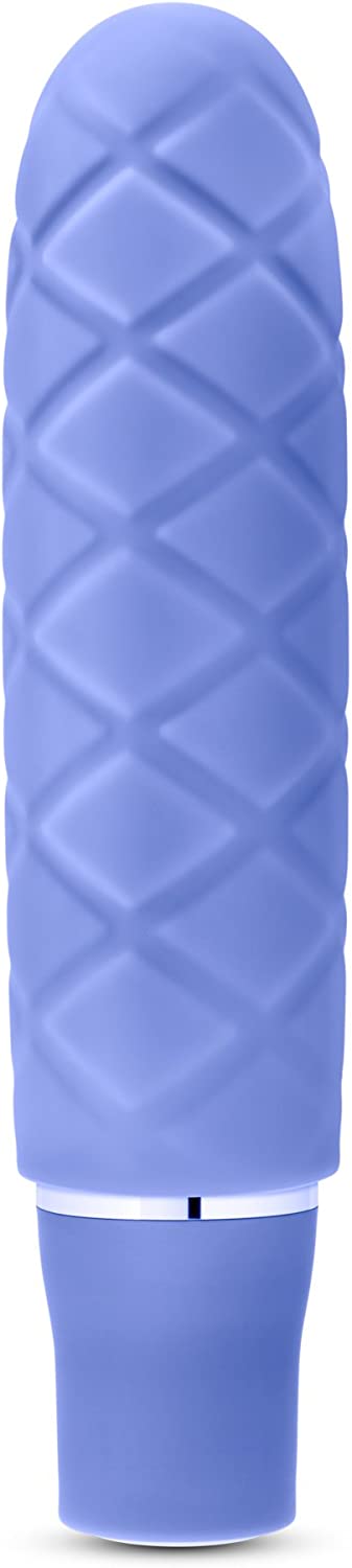 Blush Luxe Cozi 10 funciones vibratorias Satén de silicona suave AAA batería mini vibrador de bolsillo