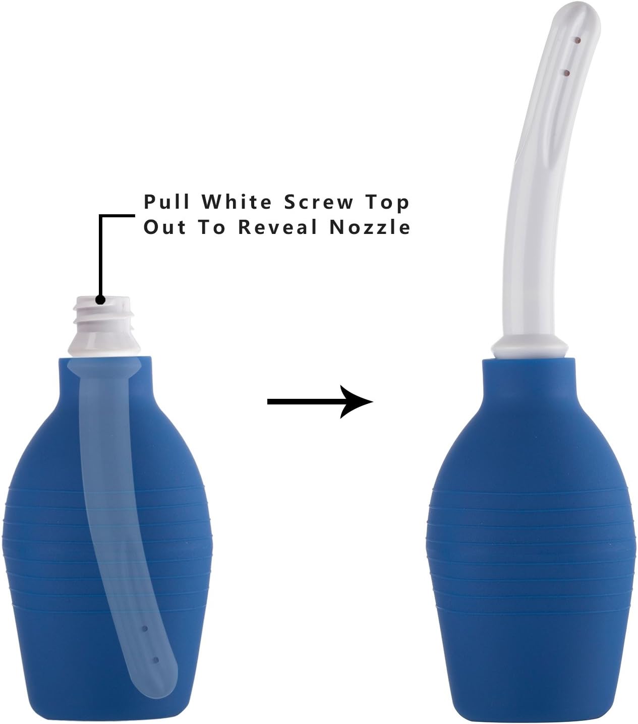 Enema Práctico Cómodo Anal Unisex Ducha Lavado Rectal Baño Enema
