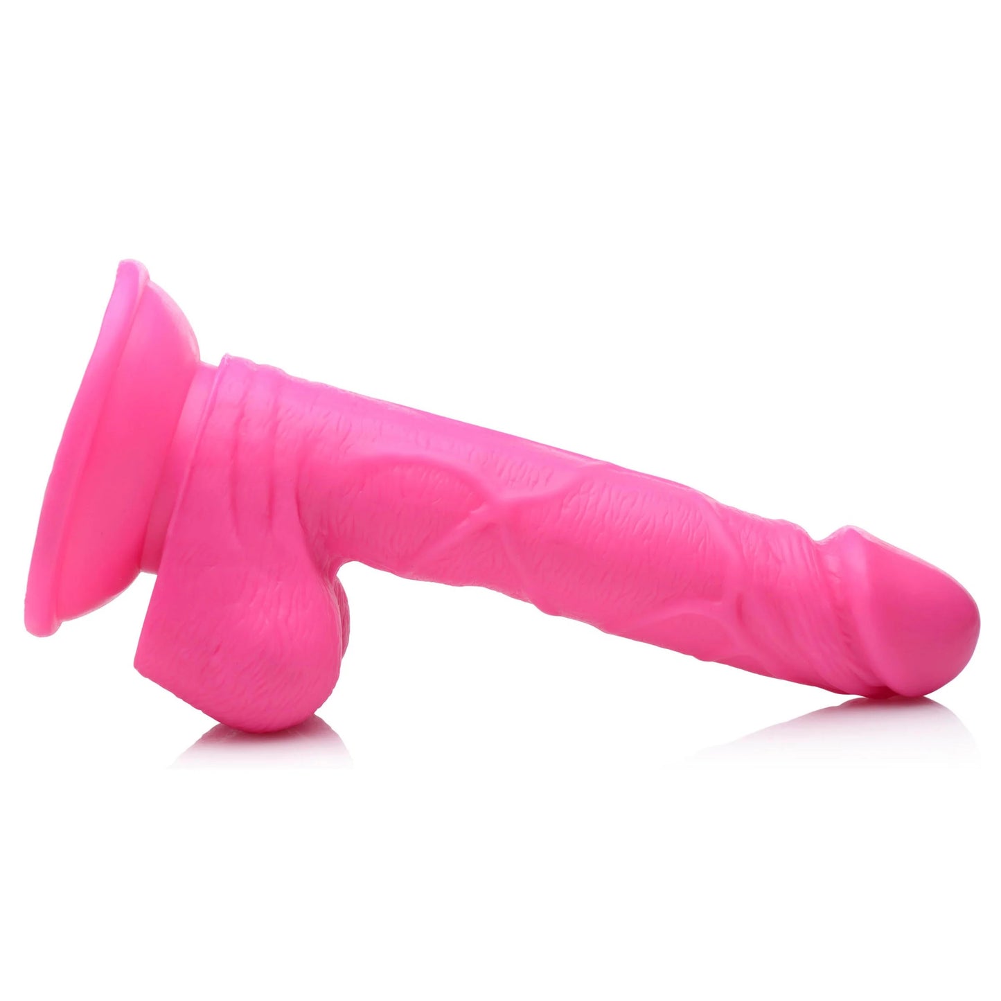 Dildo Consolador Principiantes 16cm Unisex Pop Pecker 6.5 Inch Dildo With Balls - Pink