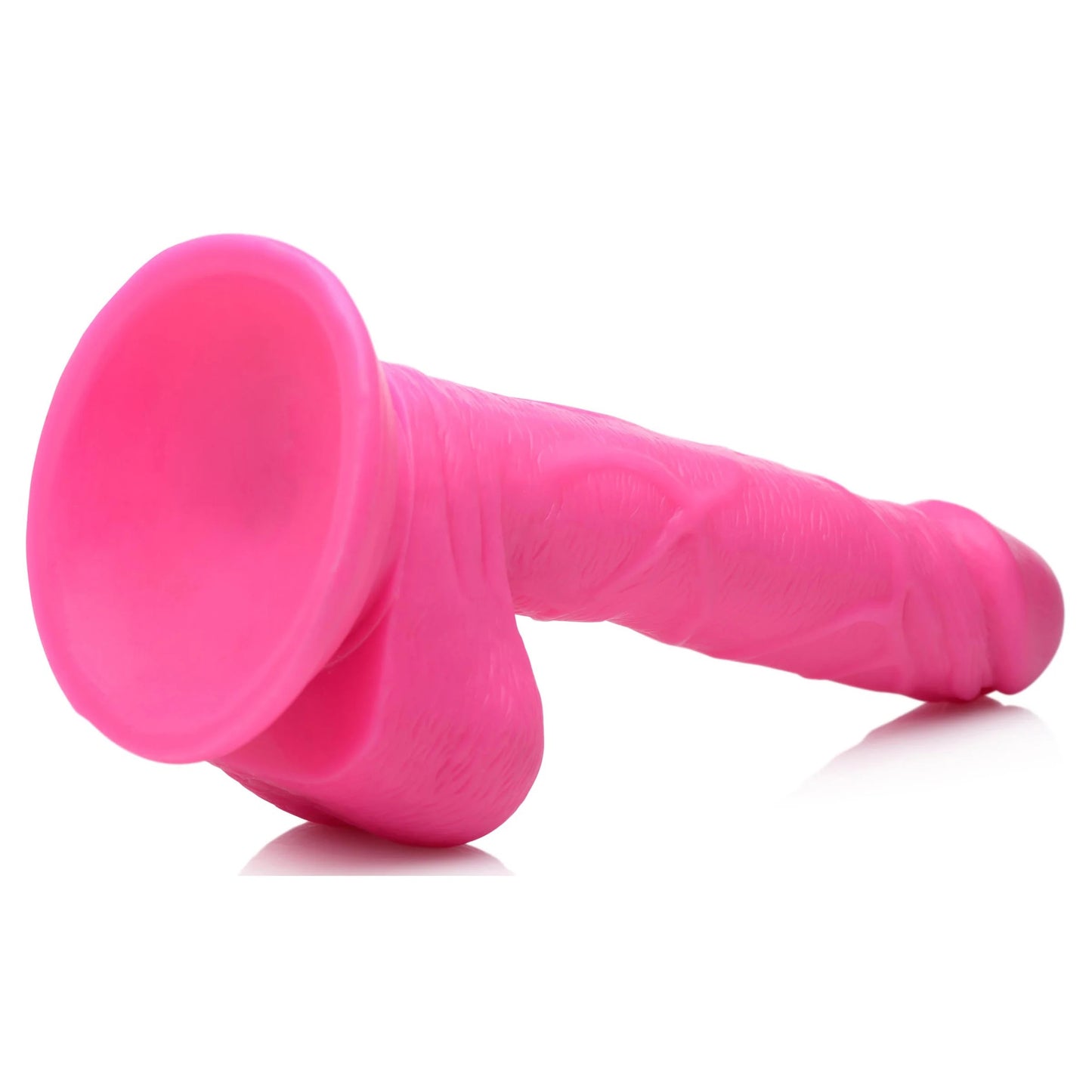 Dildo Consolador Principiantes 16cm Unisex Pop Pecker 6.5 Inch Dildo With Balls - Pink
