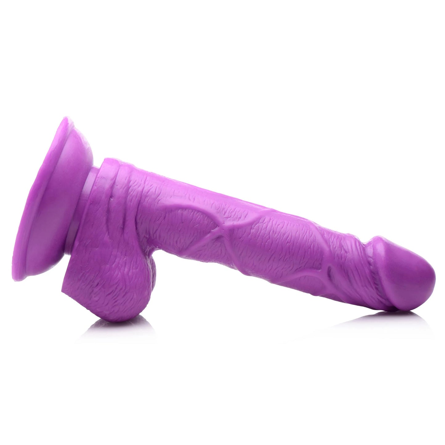 Dildo Consolador Principiantes 16cm Unisex Pop Pecker 6.5 Inch Dildo With Balls - Purple