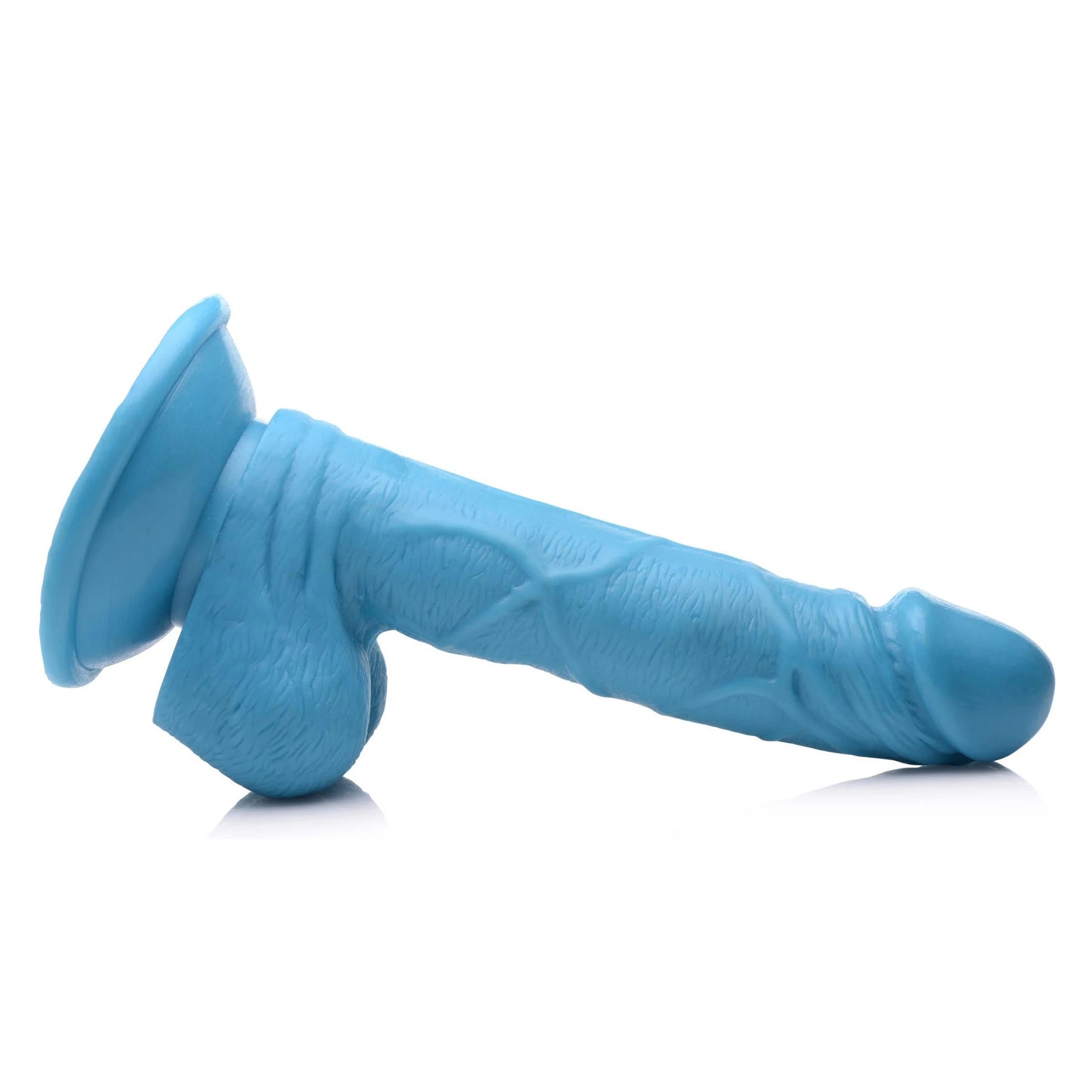 Dildo Consolador Principiantes 16cm Unisex Pop Pecker 6.5 Inch Dildo With Balls - Blue