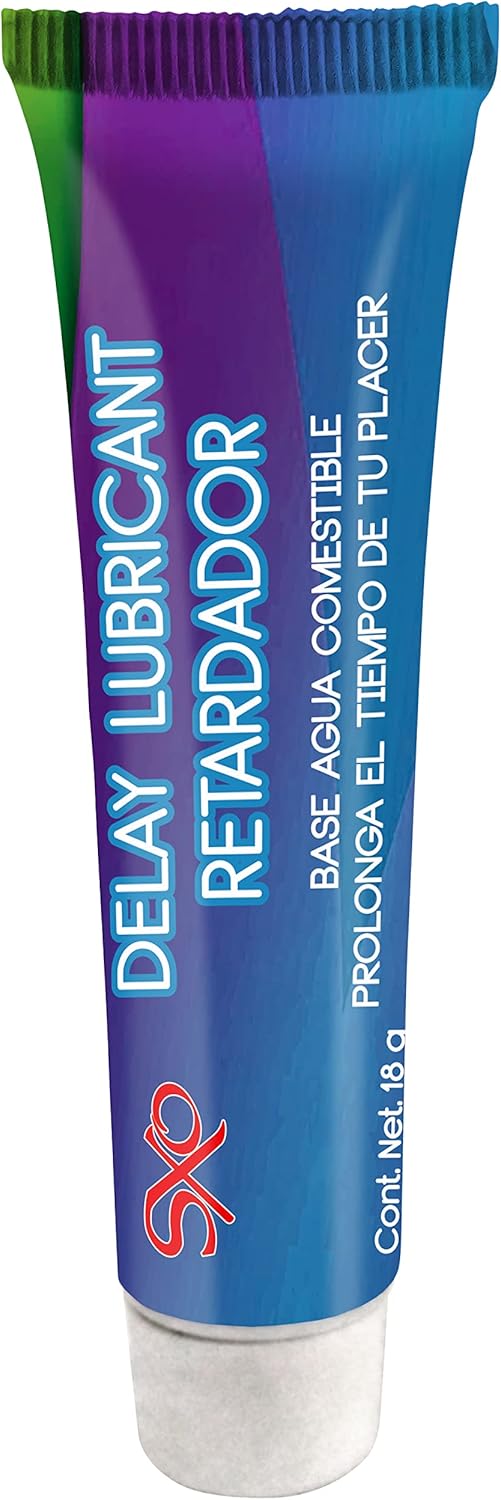 Lubricante retardador base agua sabor manzana– SXO masculino retardante lubricante pene, prolonga la eyaculación