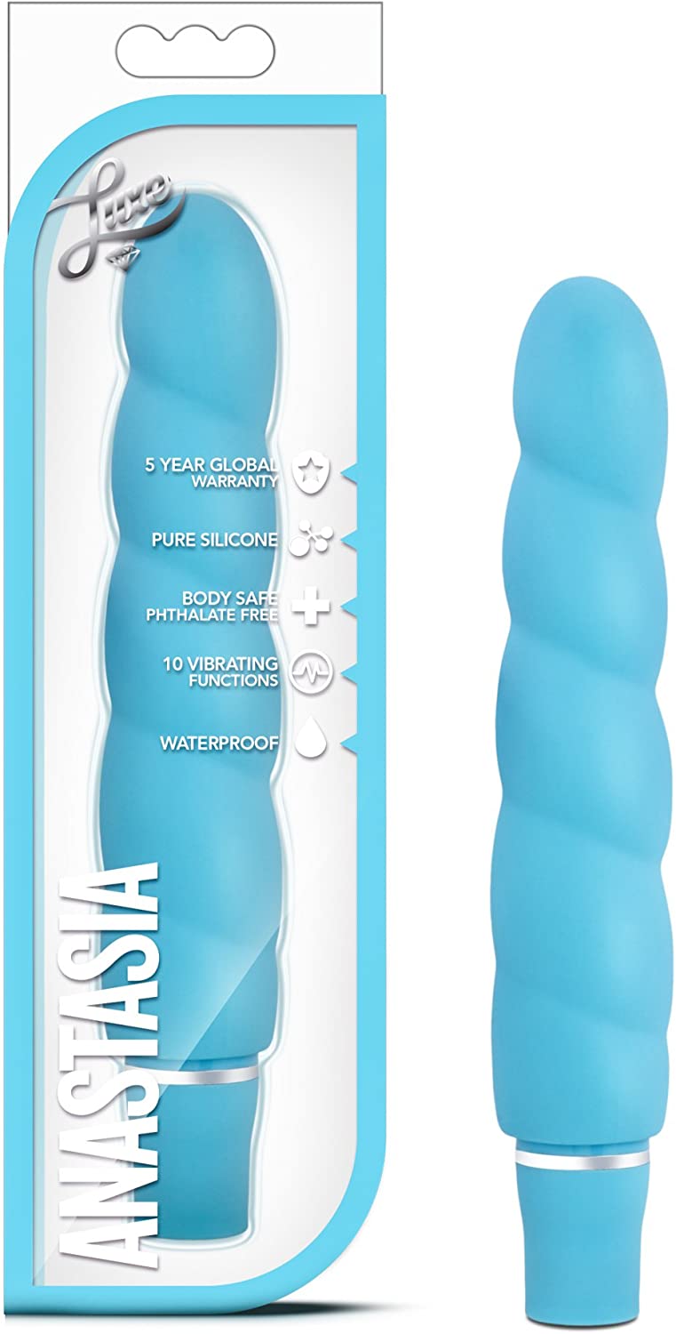 Vibrador Bala Silicon Mini Resistente Al Agua Luxe - Anastasia - Aqua