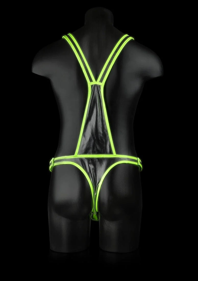 Lencería Bondage Hombre Streaper Tanga Arnes Lenceria Pride Muy Sexy Glow in the Dark - Full Body Harness