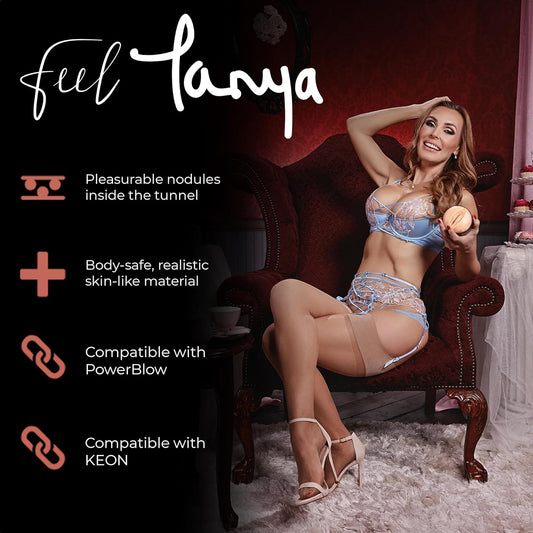 Masturbador Vagina Suave Realista Male Stroker Tanya Tate