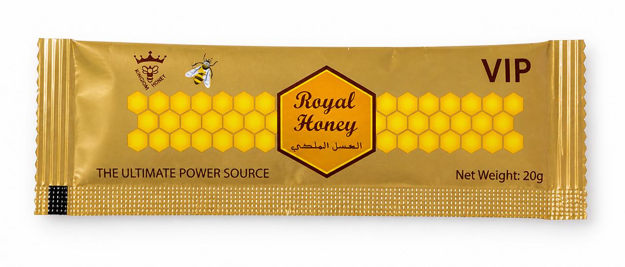 Royal Honey VIP 🍯 Miel Premium con Ginseng | Sobre Individual