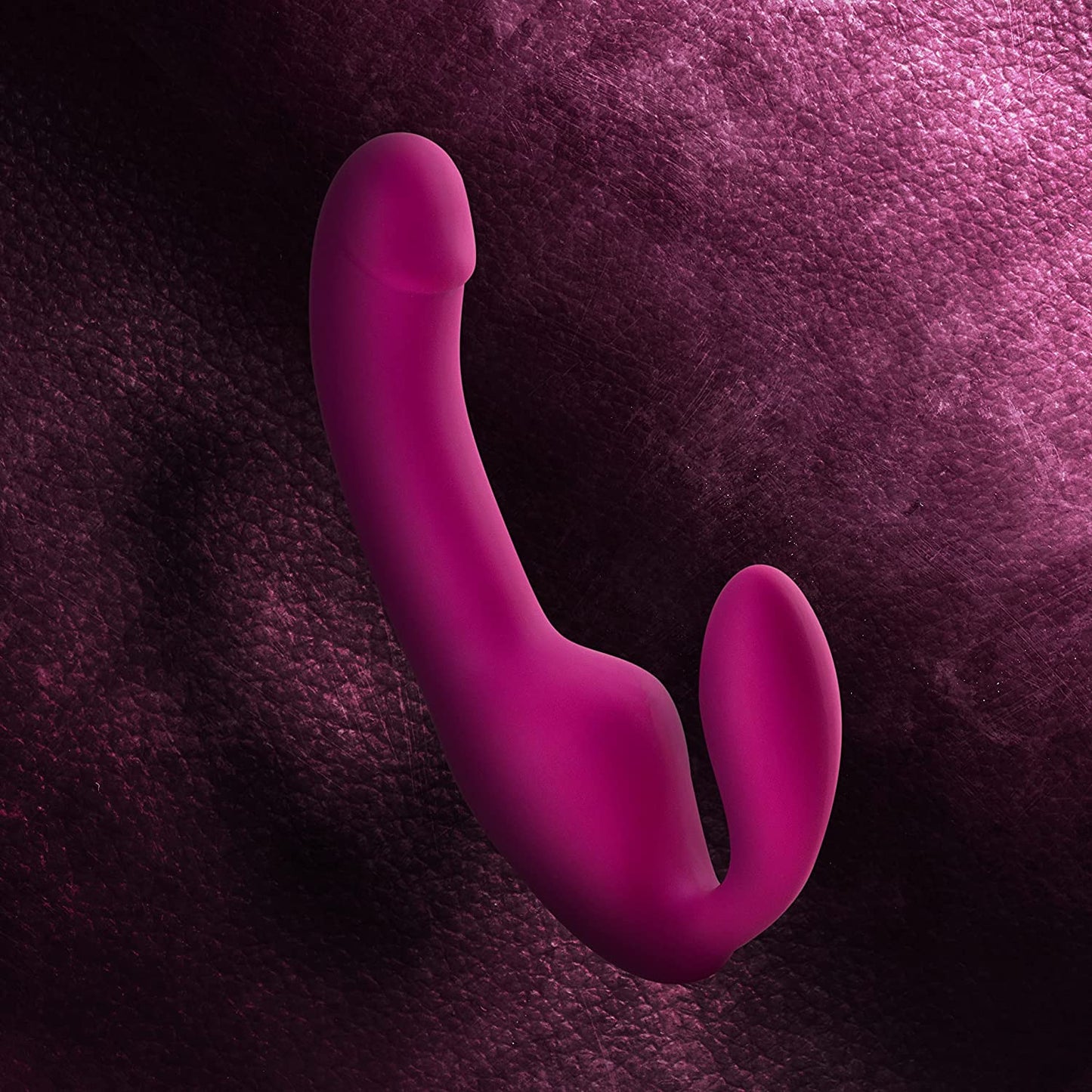 Vibrador Lesbico Dildo Strapless Strap-on Silicone Temptasia - Estella - Strapless Silicone Dildo - Pink 15cm