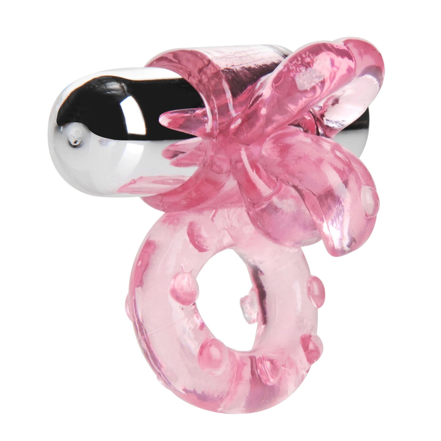 Anillo Vibrador Retención Retardar Estimula Clítoris Lengua Lick Her Pierced Tongue Vibrating Cock Ring