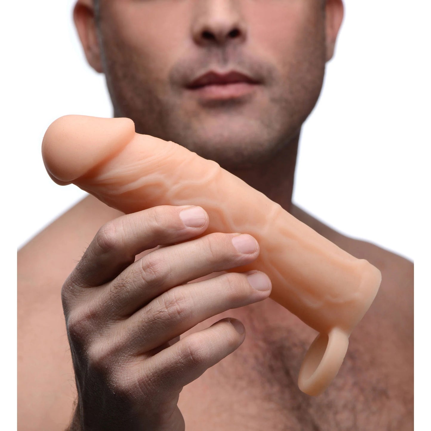 Funda Extensión Pene Sujetador 17cm Aumenta Placer 2 Inch Silicone Penis Extension