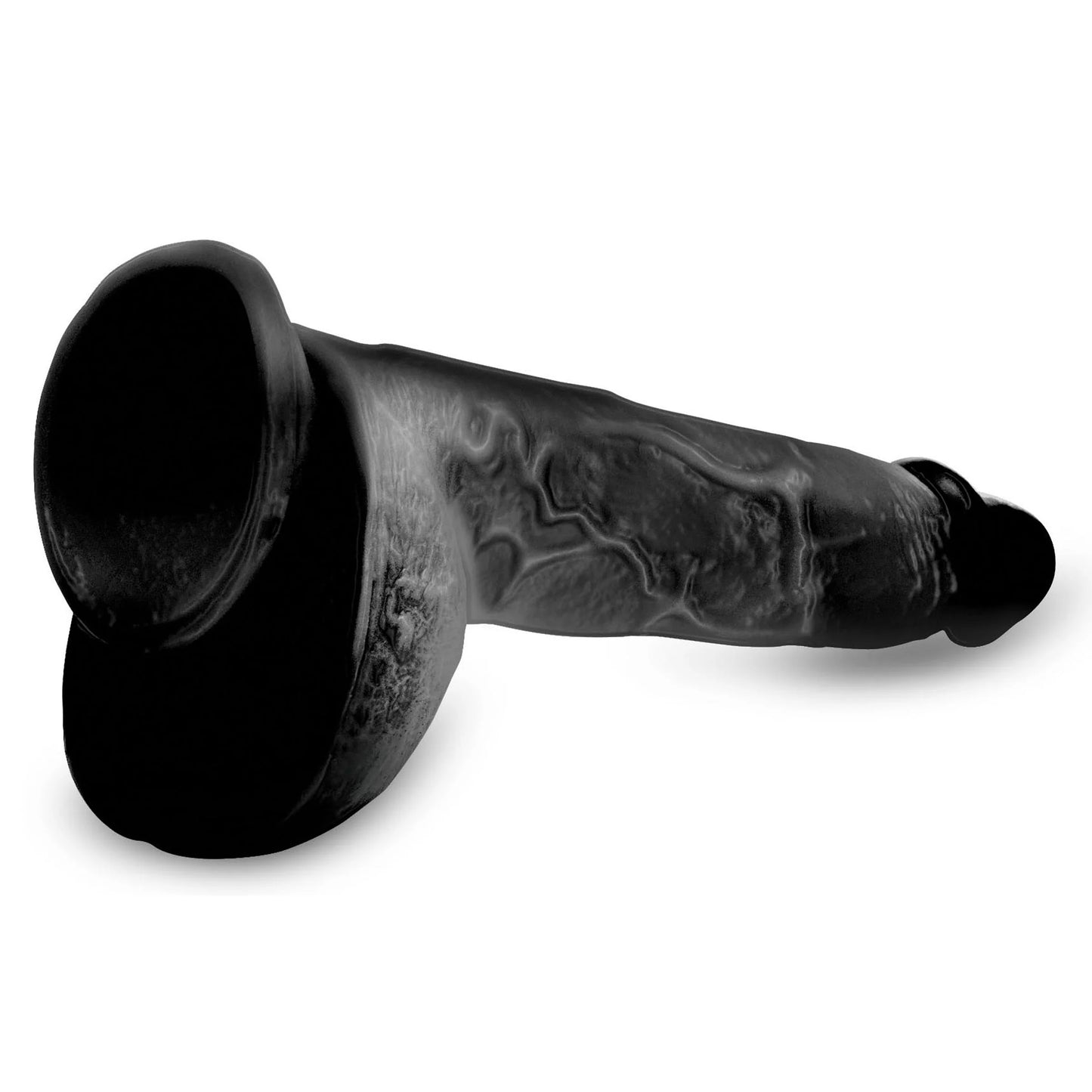 Dildo Negro 22cm Grande Grueso Erecto Consolador Beefy Brad