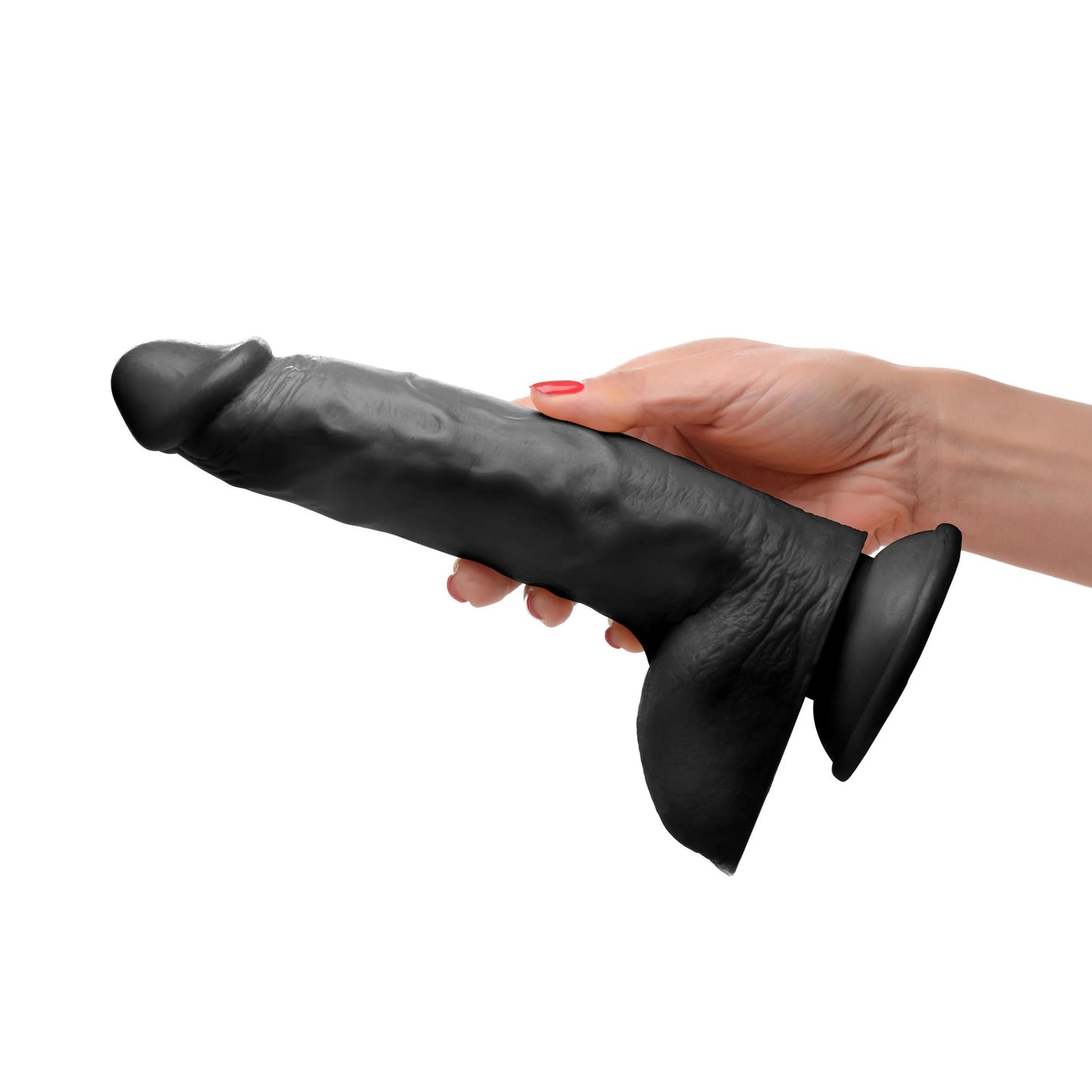 Dildo Negro 22cm Grande Grueso Erecto Consolador Beefy Brad