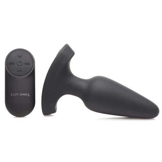 Plug Anal Vibrador Recargable Control Luz Laser Fuck Me Medium Anal Plug W- Remote Control