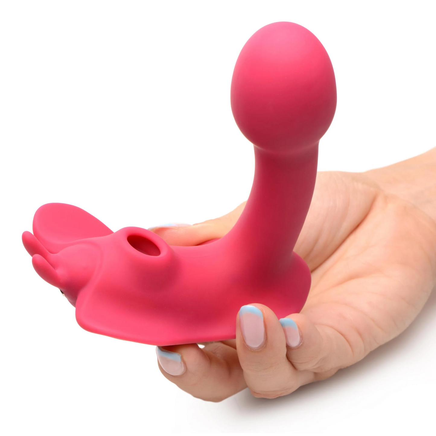 Vibrador Succionador Clitoris Estimulador Vaginal Butterfly Tease 10x Clitoral Suction Silicone Stimulator