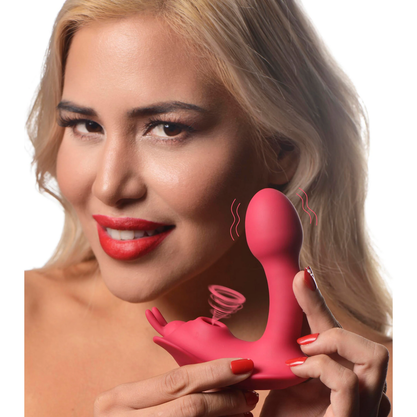 Vibrador Succionador Clitoris Estimulador Vaginal Butterfly Tease 10x Clitoral Suction Silicone Stimulator