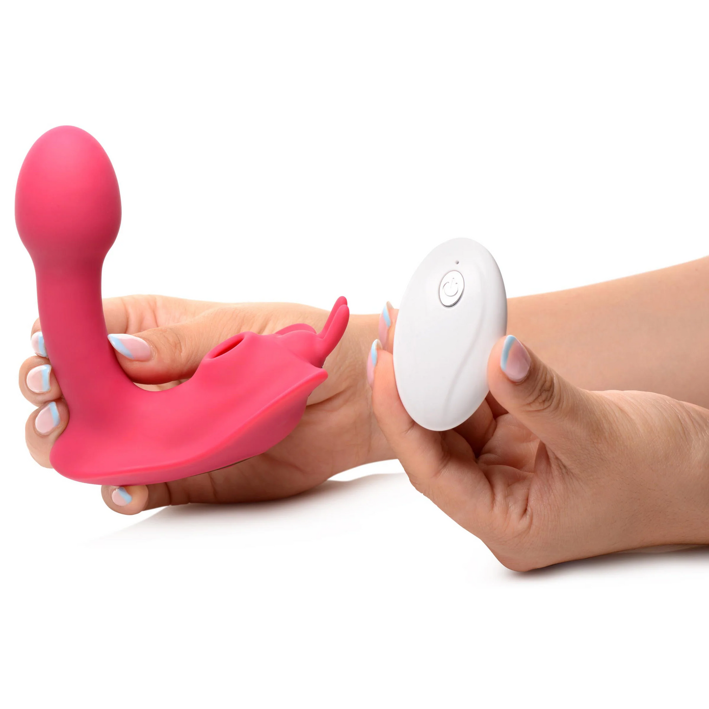 Vibrador Succionador Clitoris Estimulador Vaginal Butterfly Tease 10x Clitoral Suction Silicone Stimulator