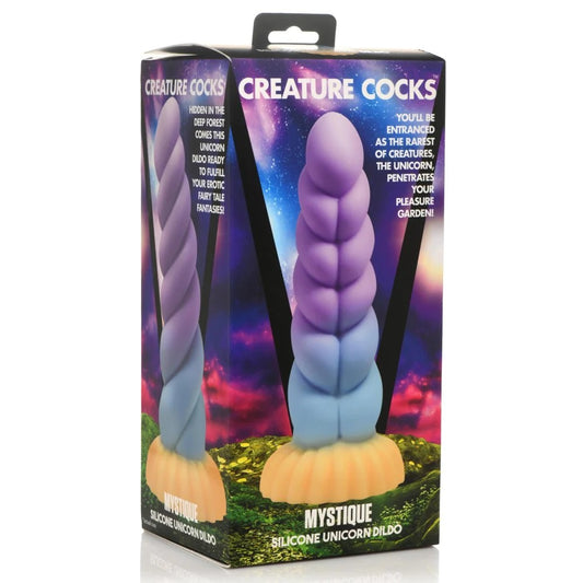 Dildo Consolador Silicona 21cm Realista Unicornio Mystique Silicone Unicorn Dildo