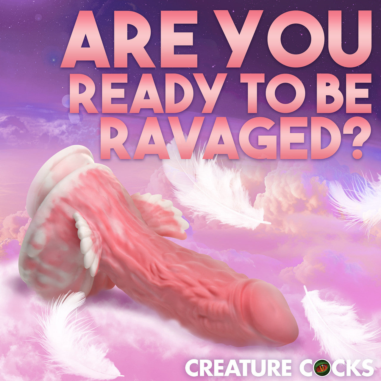 Dildo Realista Grande Suave Flexible Consolador Creature Cock Pegasus Pecker Winged Silicone Dildo