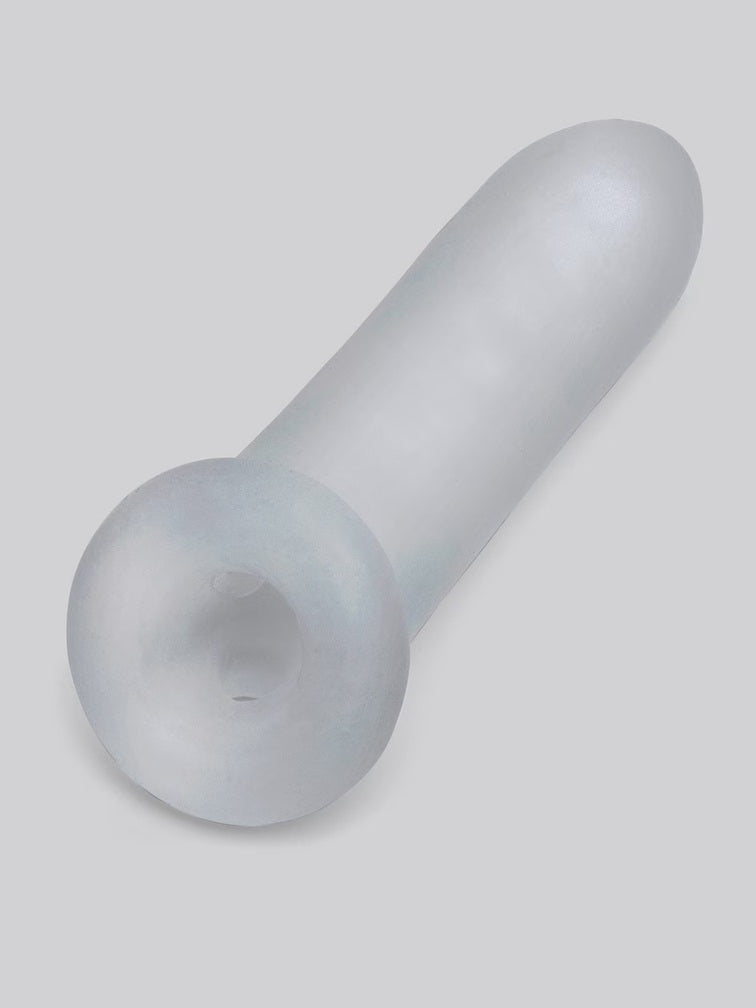 Funda Extensión Pene Mas Grande Textura Ultra Estimulante Transparente 8inch