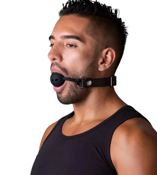 Mordaza Respirable Ajustable Bdsm Boundage Sumisión Fetish Fantasy Extreme - Silicone Breathable Ball Gag Small