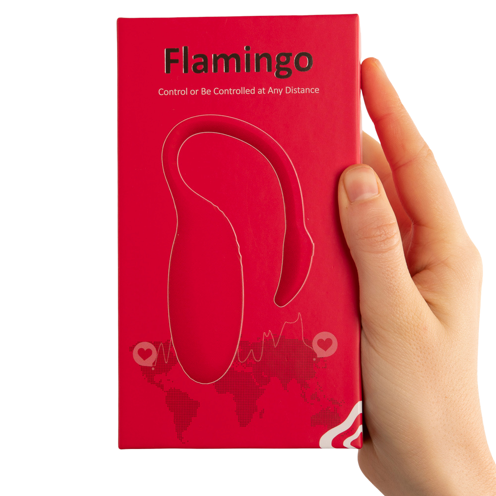 Masturnación Femenina App Control Vibrador Huevo Mágico Movil Flamingo