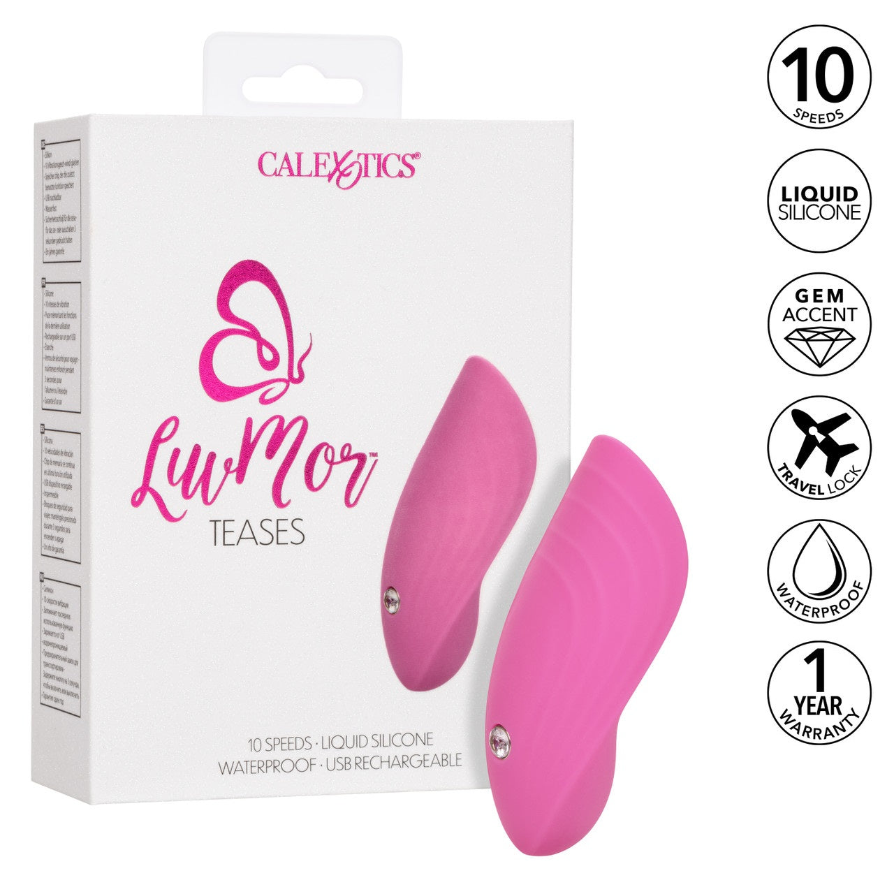 Vibrador Estimulador Vaginal Excitador Masajeador Curvo Luvmor Teases