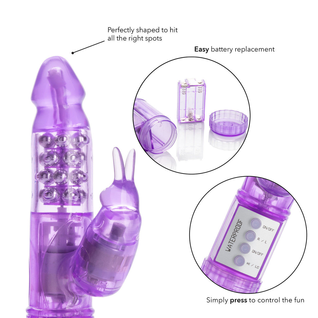 Vibrador Consolador Multiorgasmo Vaginal My First jack Rabbit