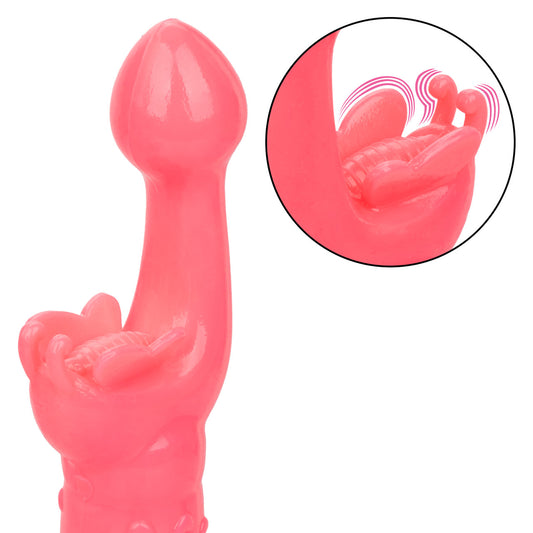 Bala Vibración Masturbador Vaginal Vibrador Punto Y Clitoris Butterfly Kiss Recargable