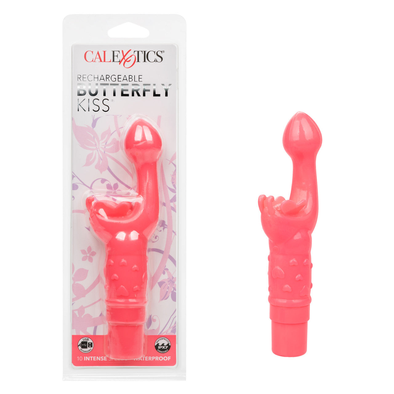 Bala Vibración Masturbador Vaginal Vibrador Punto Y Clitoris Butterfly Kiss Recargable